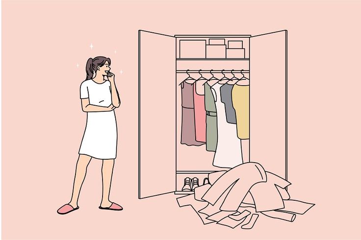 Huge wardrobe and problem of choice.jfif